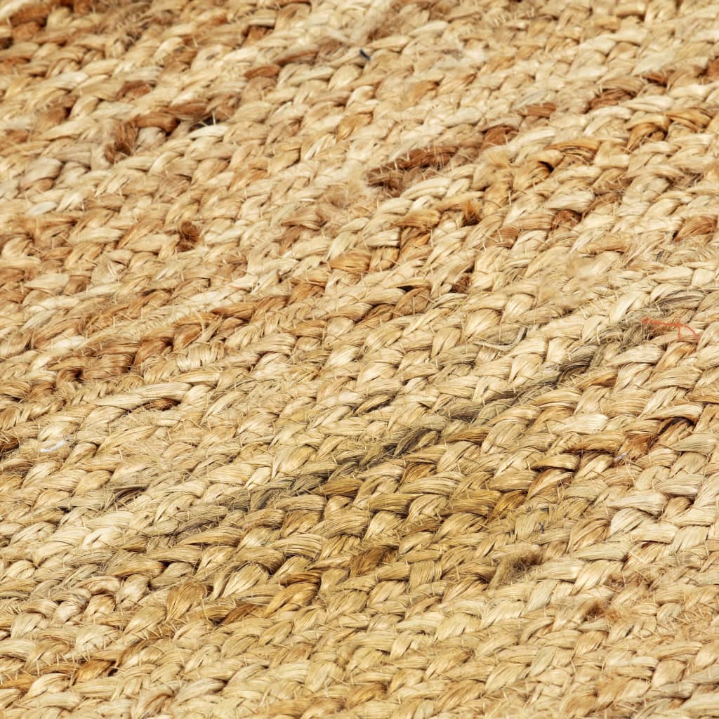 Handmade Rug Jute Natural 80x160 cm - OLBRIT