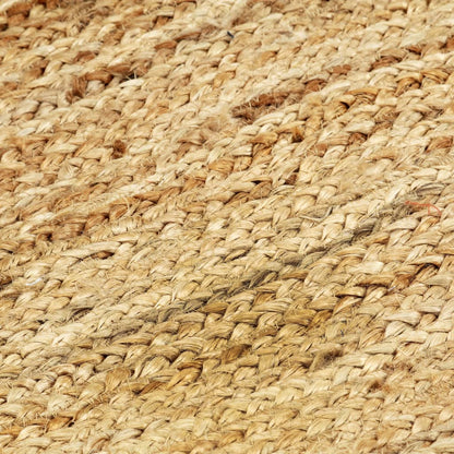 Handmade Rug Jute Natural 80x160 cm - OLBRIT