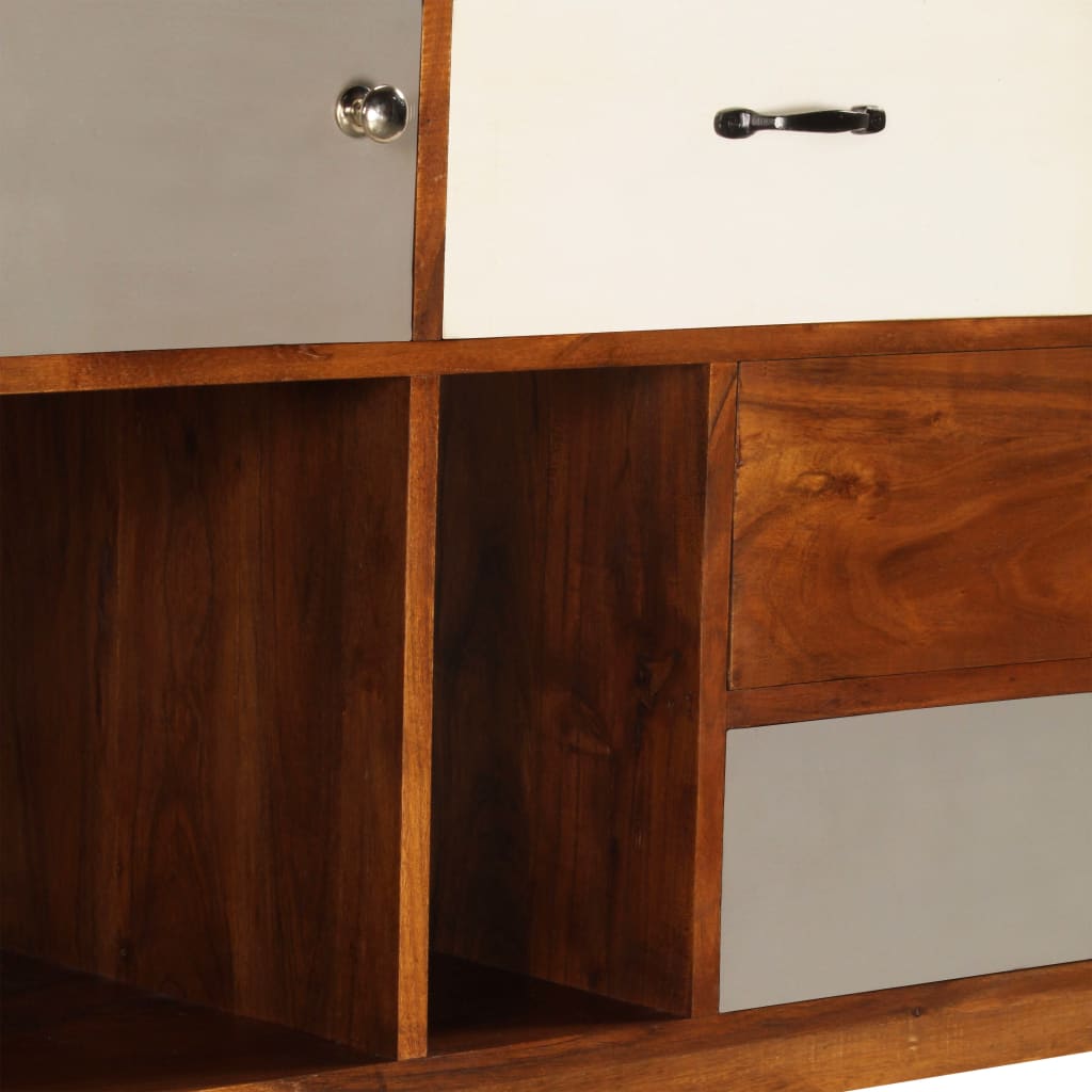 Sideboard 115x35x86 cm Solid Acacia Wood - OLBRIT