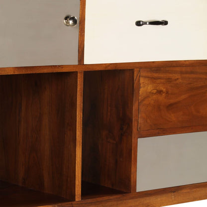 Sideboard 115x35x86 cm Solid Acacia Wood - OLBRIT