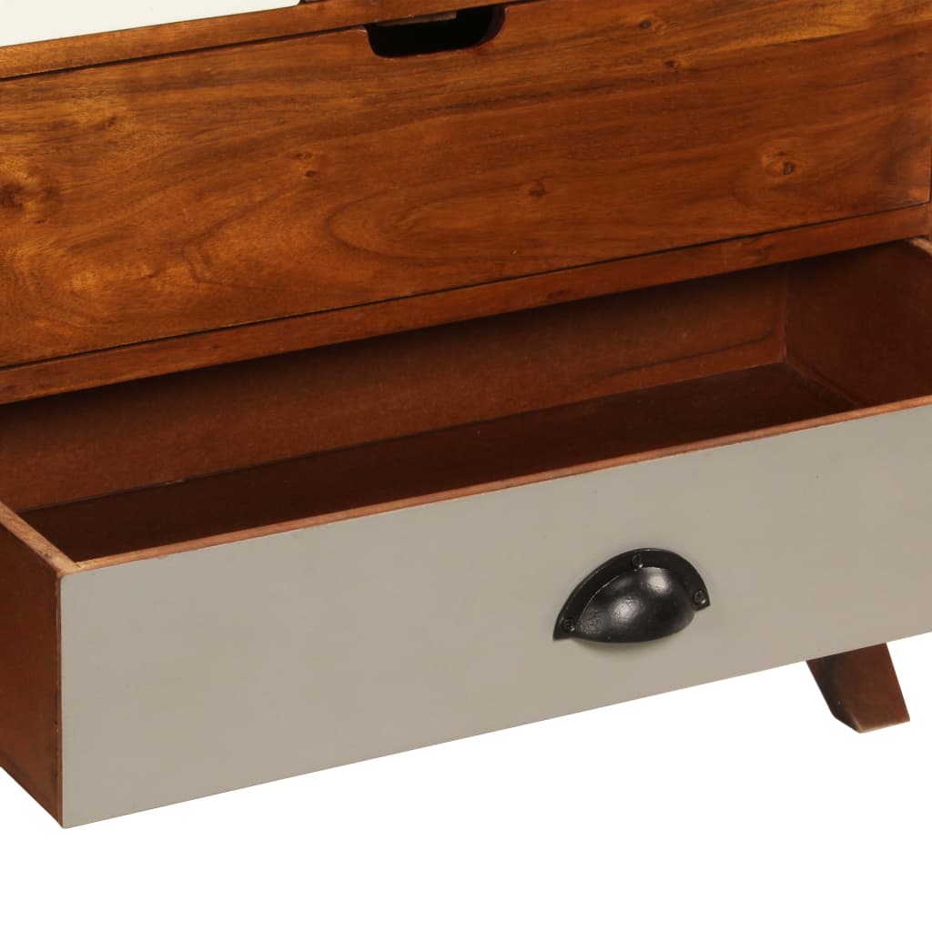 Sideboard 115x35x86 cm Solid Acacia Wood - OLBRIT
