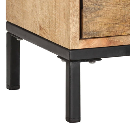TV Cabinet 130x30x45 cm Solid Mango Wood - OLBRIT
