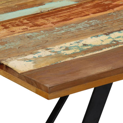 Dining Table 140x80x76 cm Solid Reclaimed Wood - OLBRIT