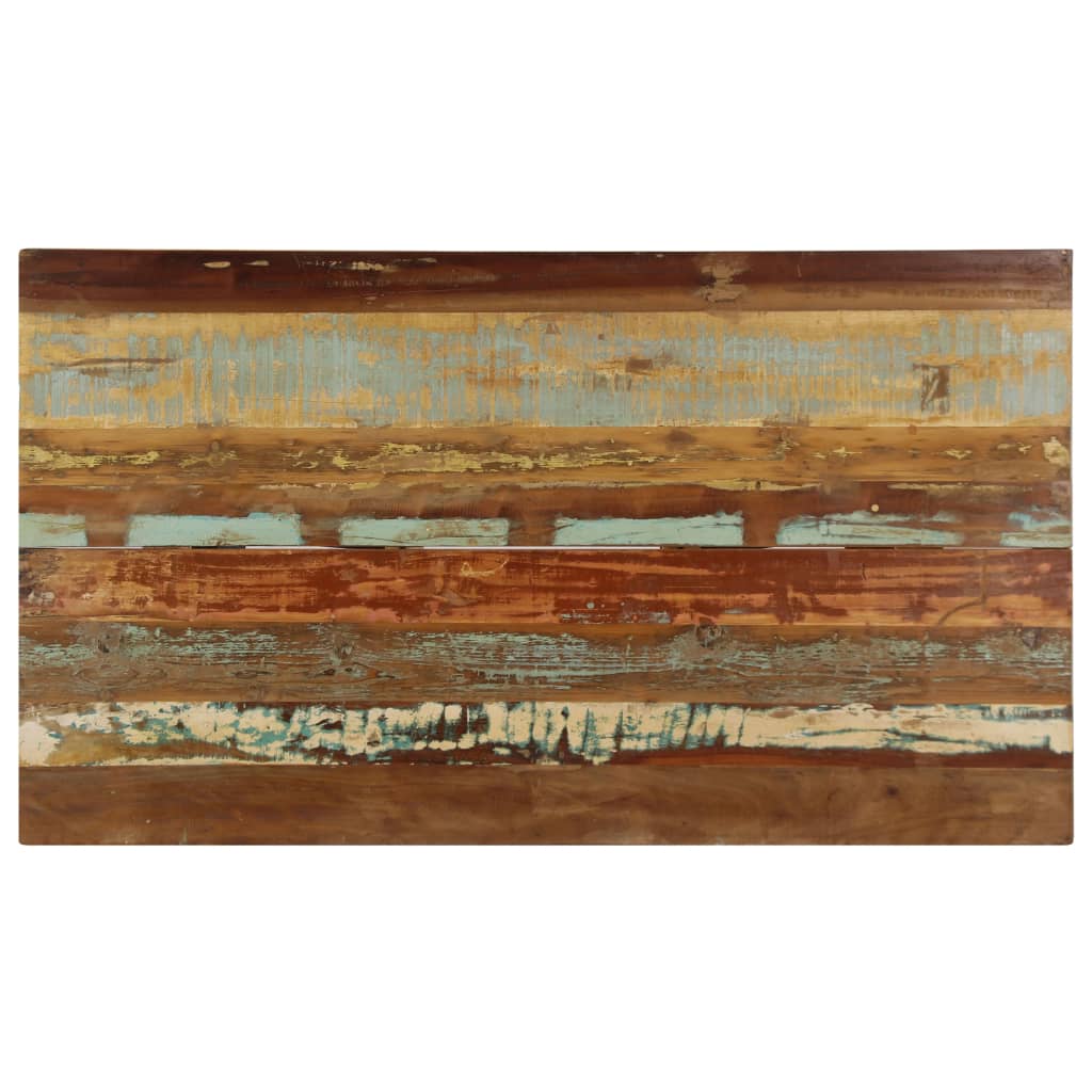 Dining Table 140x80x76 cm Solid Reclaimed Wood - OLBRIT