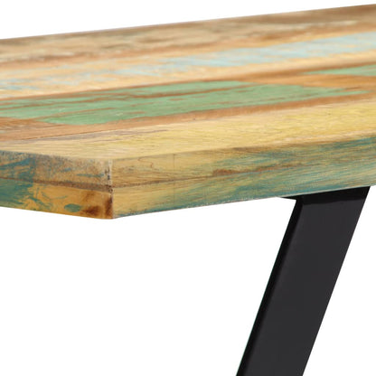 Bench 110 cm Solid Reclaimed Wood - OLBRIT