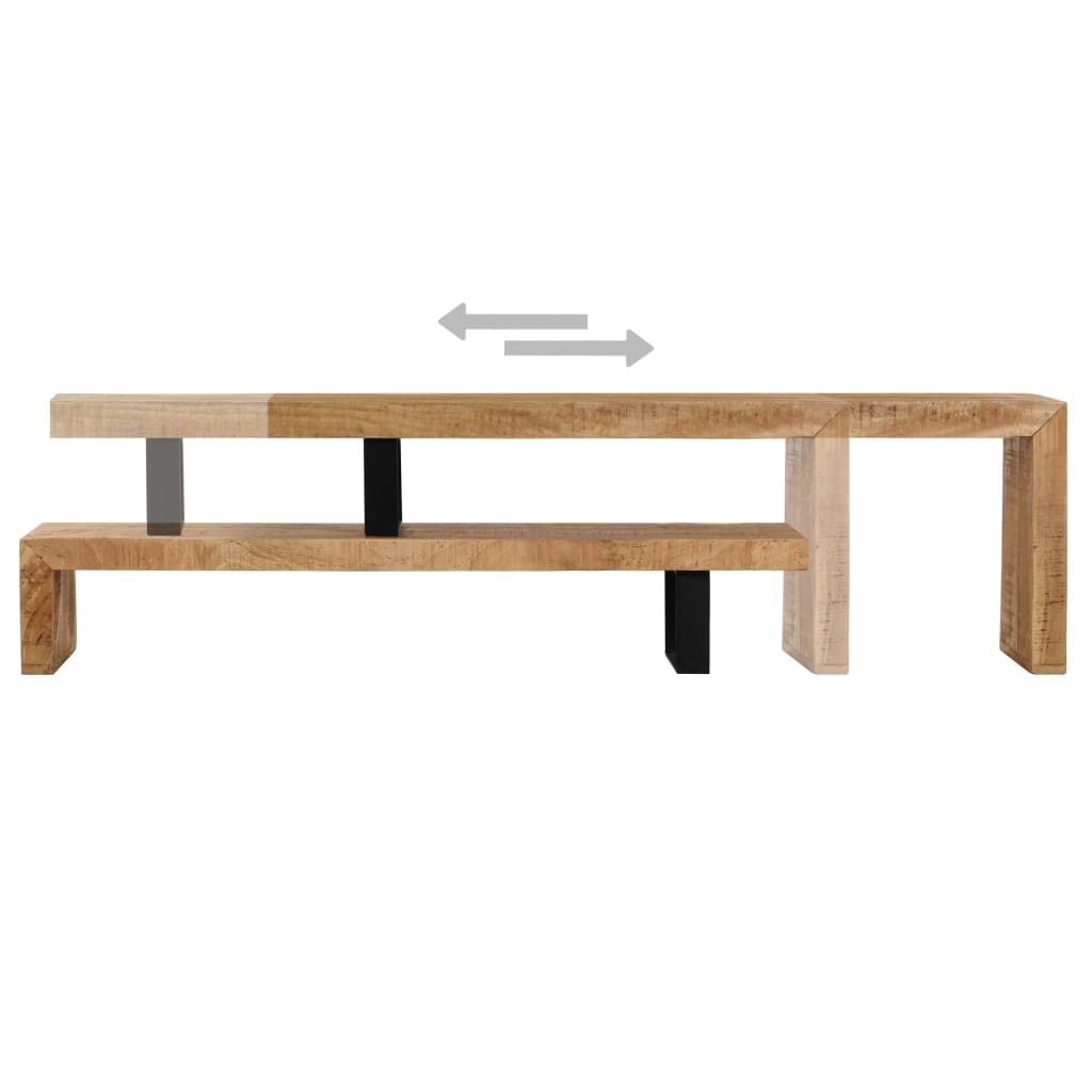 TV Stand Solid Mango Wood - OLBRIT