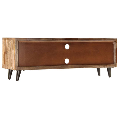 TV Cabinet 118x30x40 cm Solid Mango Wood - OLBRIT