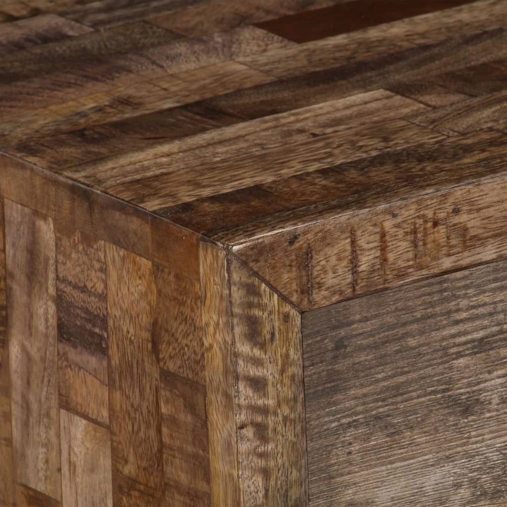 TV Cabinet 118x30x40 cm Solid Mango Wood - OLBRIT