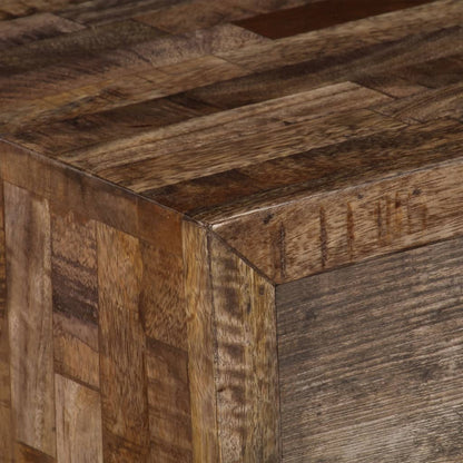 TV Cabinet 118x30x40 cm Solid Mango Wood - OLBRIT