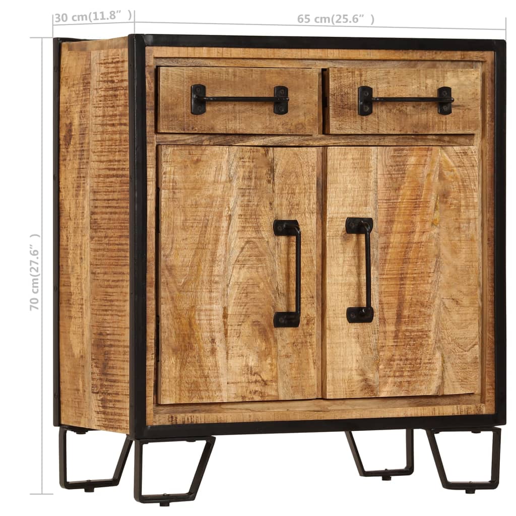 Sideboard 65x30x70 cm Solid Mango Wood - OLBRIT