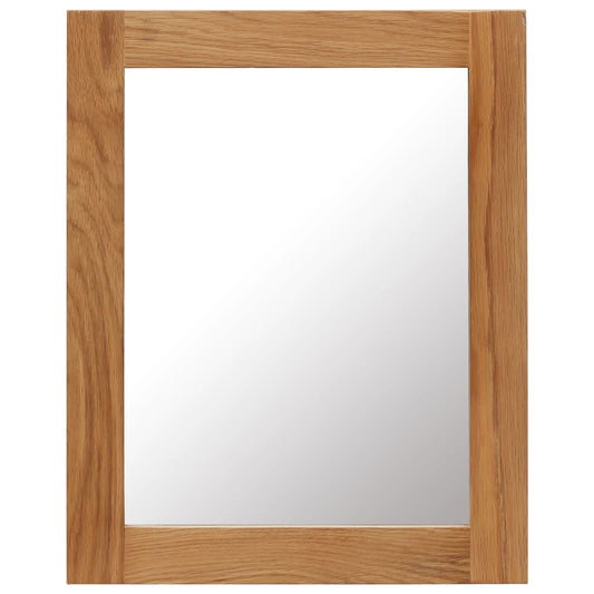 Mirror 40x50 cm Solid Oak Wood - OLBRIT