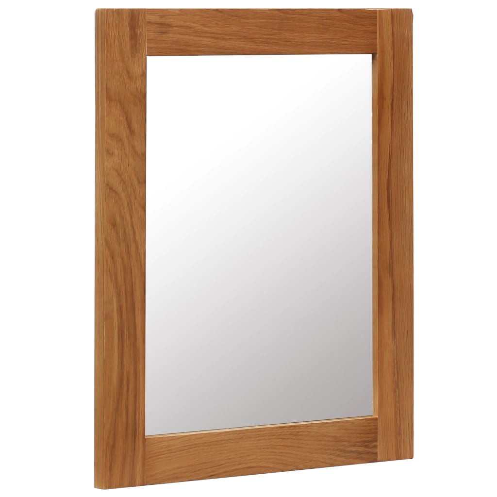 Mirror 40x50 cm Solid Oak Wood - OLBRIT