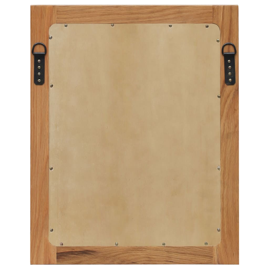 Mirror 40x50 cm Solid Oak Wood - OLBRIT