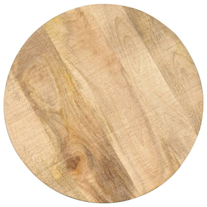 Side Table 45x (45-62) cm Solid Mango Wood and Cast Iron - OLBRIT