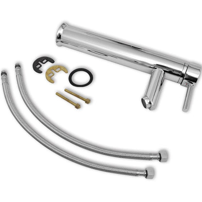 Bathroom Faucet Mixer Taps 2 pcs Chrome - OLBRIT