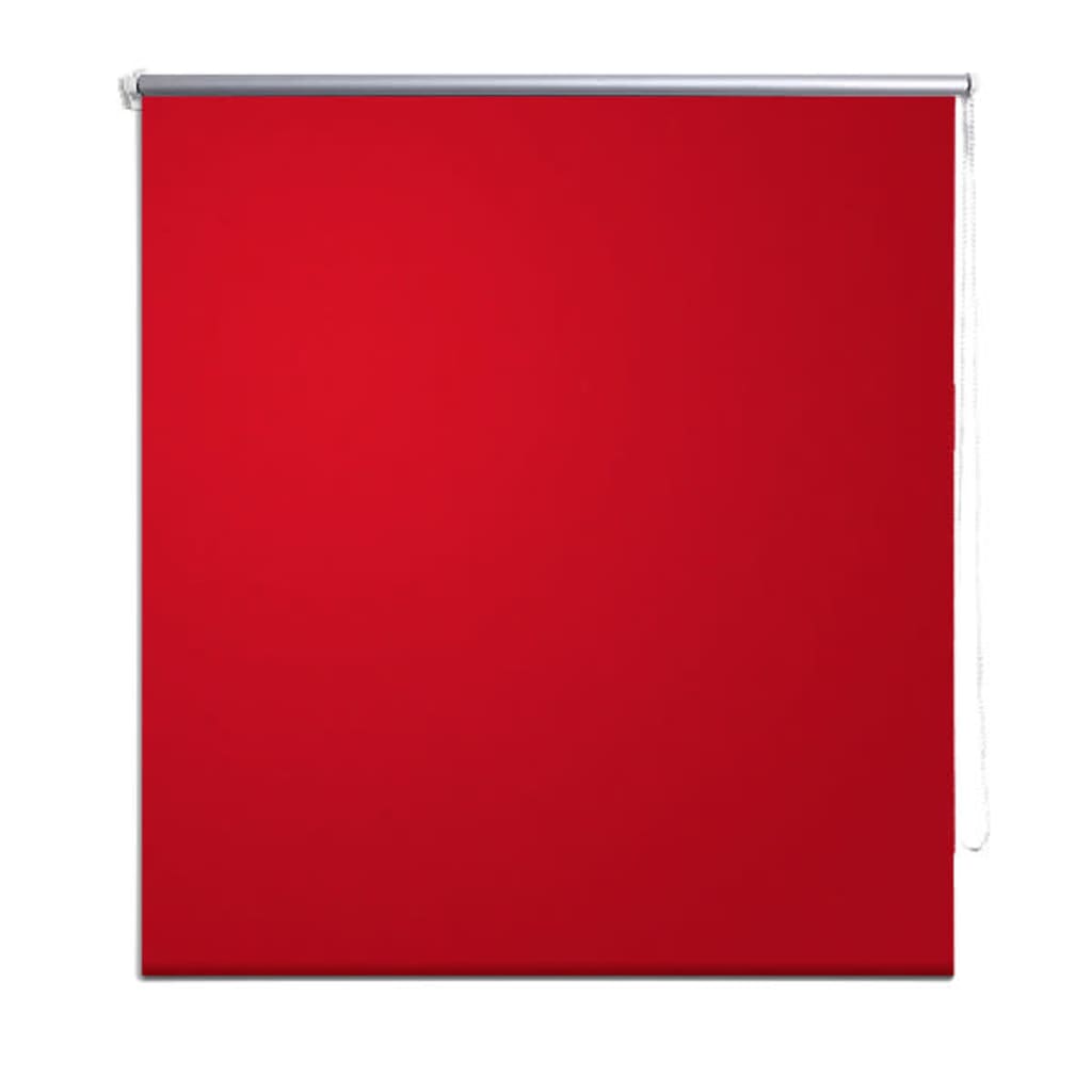 Roller Blind Blackout 100 x 175 cm Red - OLBRIT