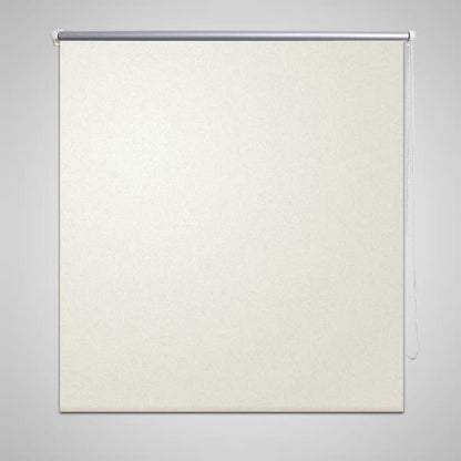 Roller Blind Blackout 120 x 175 cm off White - OLBRIT