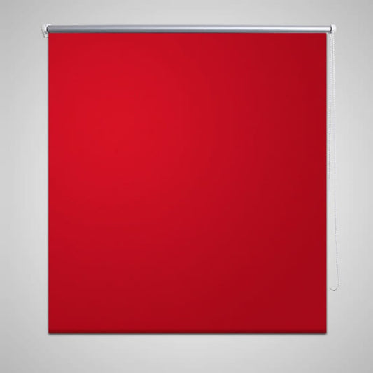 Roller Blind Blackout 120 x 175 cm Red - OLBRIT