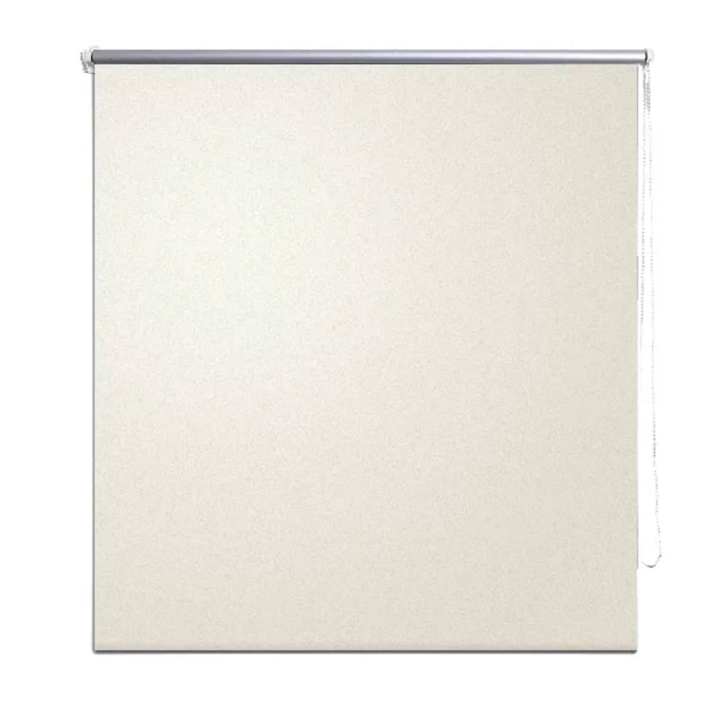 Roller Blind Blackout 160 x 230 cm off White - OLBRIT