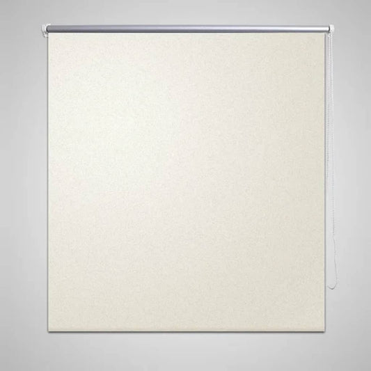 Roller Blind Blackout 160 x 230 cm off White - OLBRIT