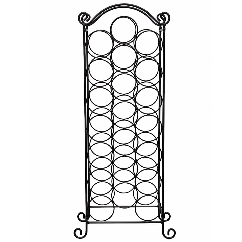 Wine Rack for 21 Bottles Metal - OLBRIT
