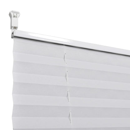 White Pleated Blind 40x200cm - OLBRIT