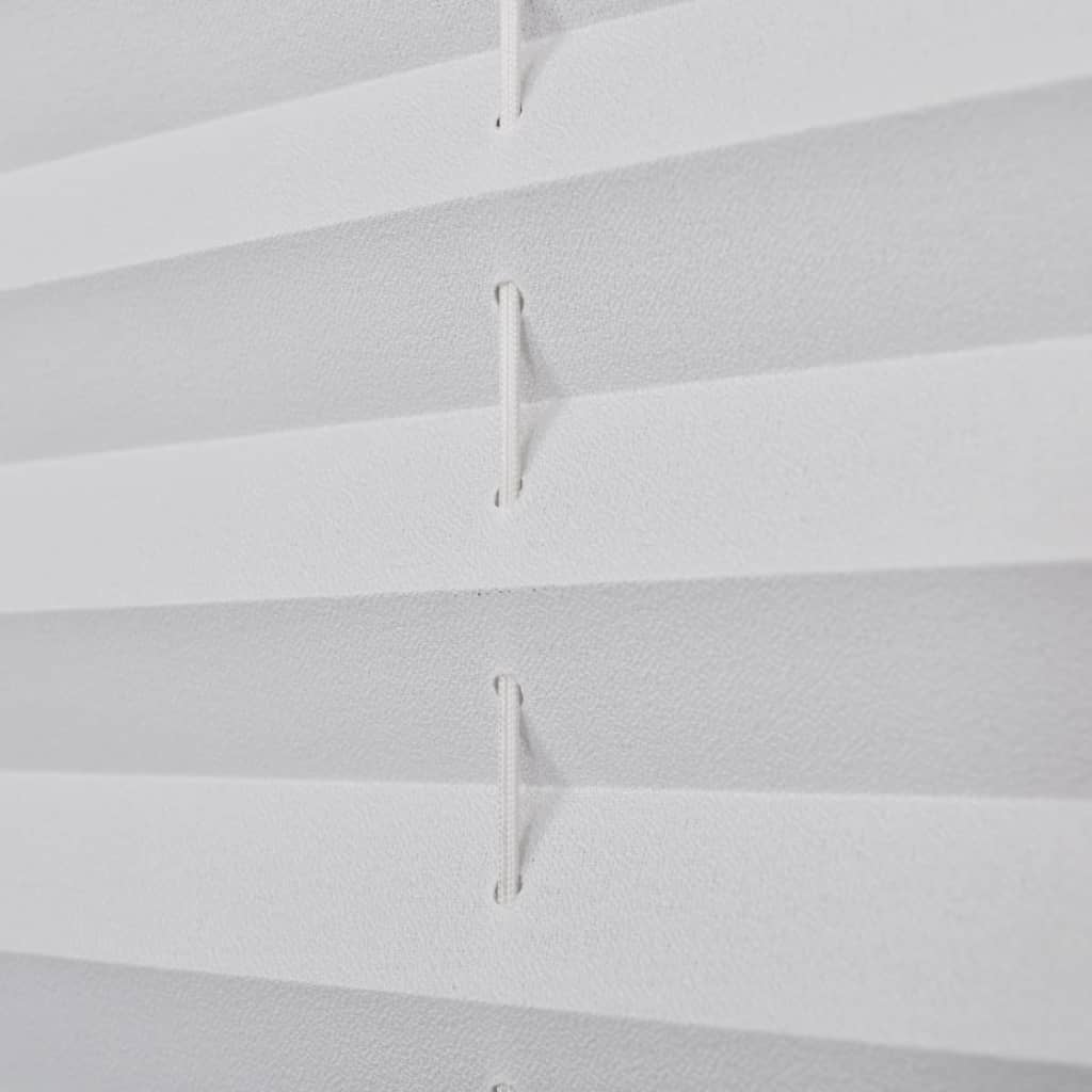 White Pleated Blind 40x200cm - OLBRIT