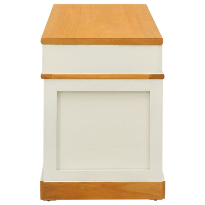 Storage Bench Solid Paulownia Wood 100 cm - OLBRIT