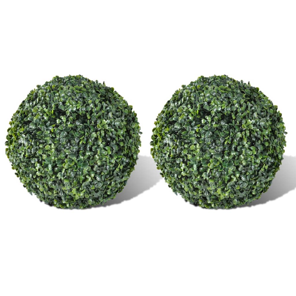 Boxwood Ball Artificial Leaf Topiary Ball 27 cm 2 pcs - OLBRIT