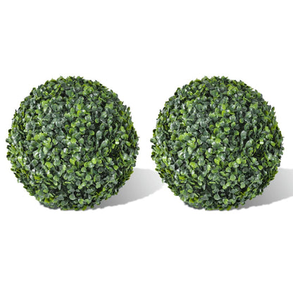 Boxwood Ball Artificial Leaf Topiary Ball 35 cm 2 pcs - OLBRIT