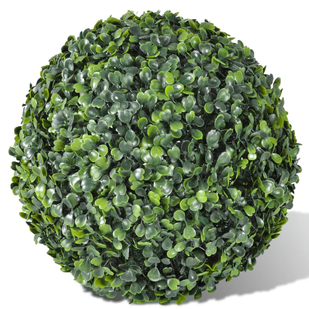 Boxwood Ball Artificial Leaf Topiary Ball 35 cm 2 pcs - OLBRIT