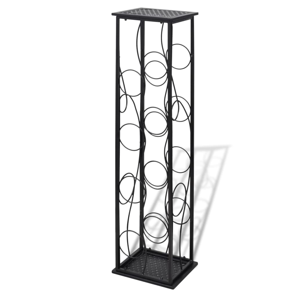 Wine Rack for 8 Bottles Metal - OLBRIT