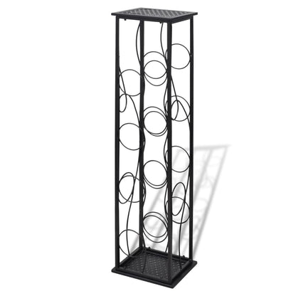 Wine Rack for 8 Bottles Metal - OLBRIT