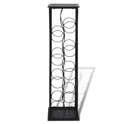 Wine Rack for 8 Bottles Metal - OLBRIT