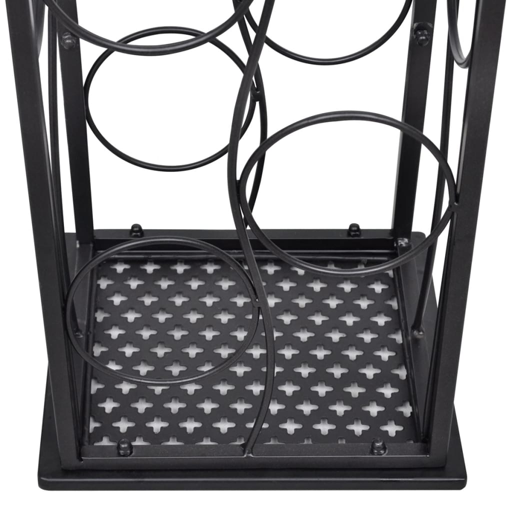 Wine Rack for 8 Bottles Metal - OLBRIT