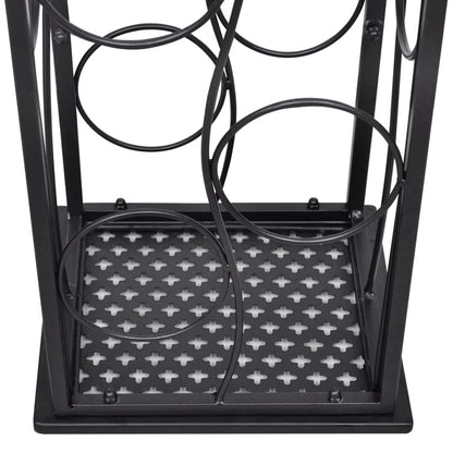 Wine Rack for 8 Bottles Metal - OLBRIT