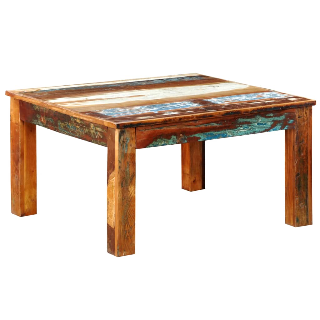 Coffee Table Square Reclaimed Wood - OLBRIT