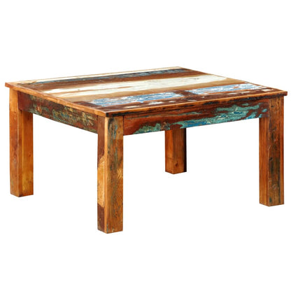 Coffee Table Square Reclaimed Wood - OLBRIT