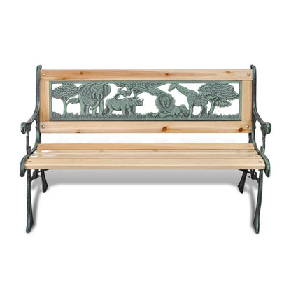 Children Garden Bench 84 cm Wood - OLBRIT