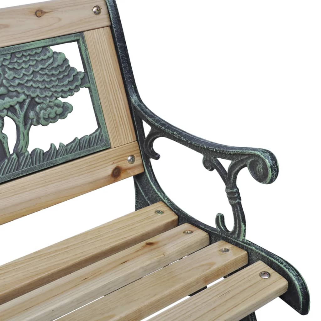 Children Garden Bench 84 cm Wood - OLBRIT