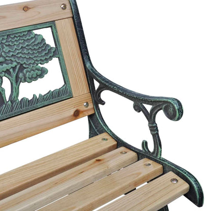 Children Garden Bench 84 cm Wood - OLBRIT