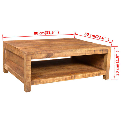 Coffee Table Solid Mango Wood - OLBRIT