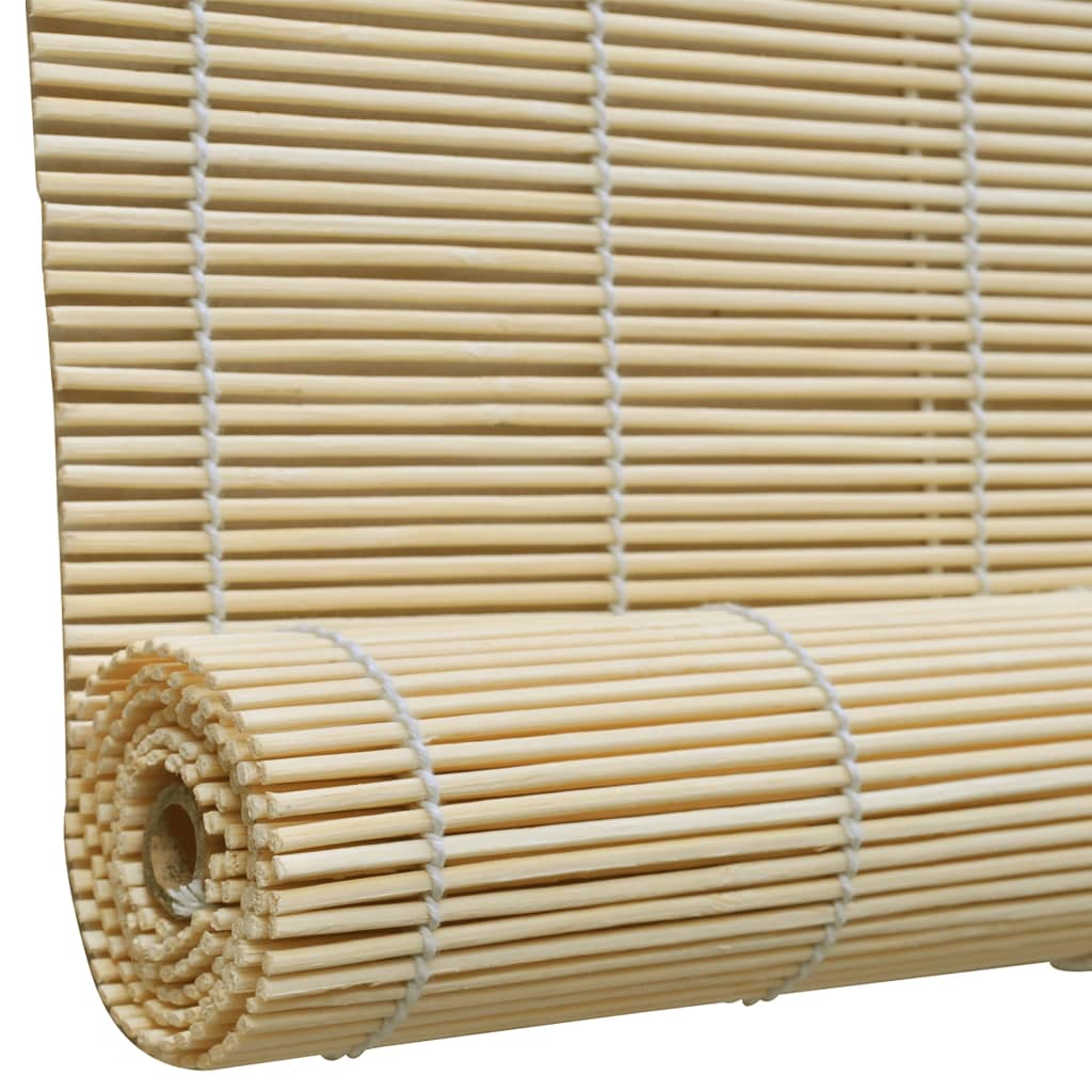 Natural Bamboo Roller Blinds 150 x 220 cm - OLBRIT