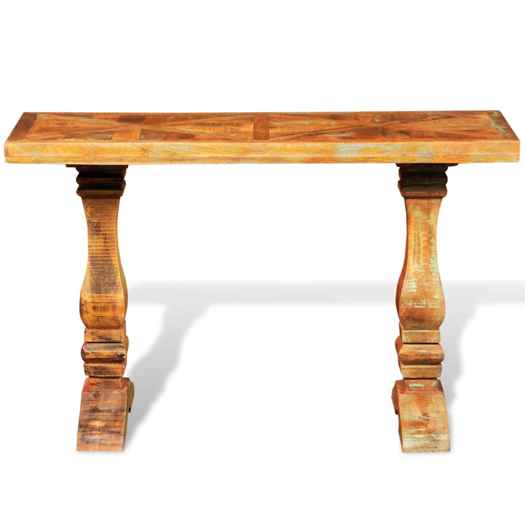 Console Table Solid Reclaimed Wood - OLBRIT