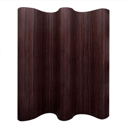 Room Divider Bamboo Dark Brown 250x165 cm - OLBRIT