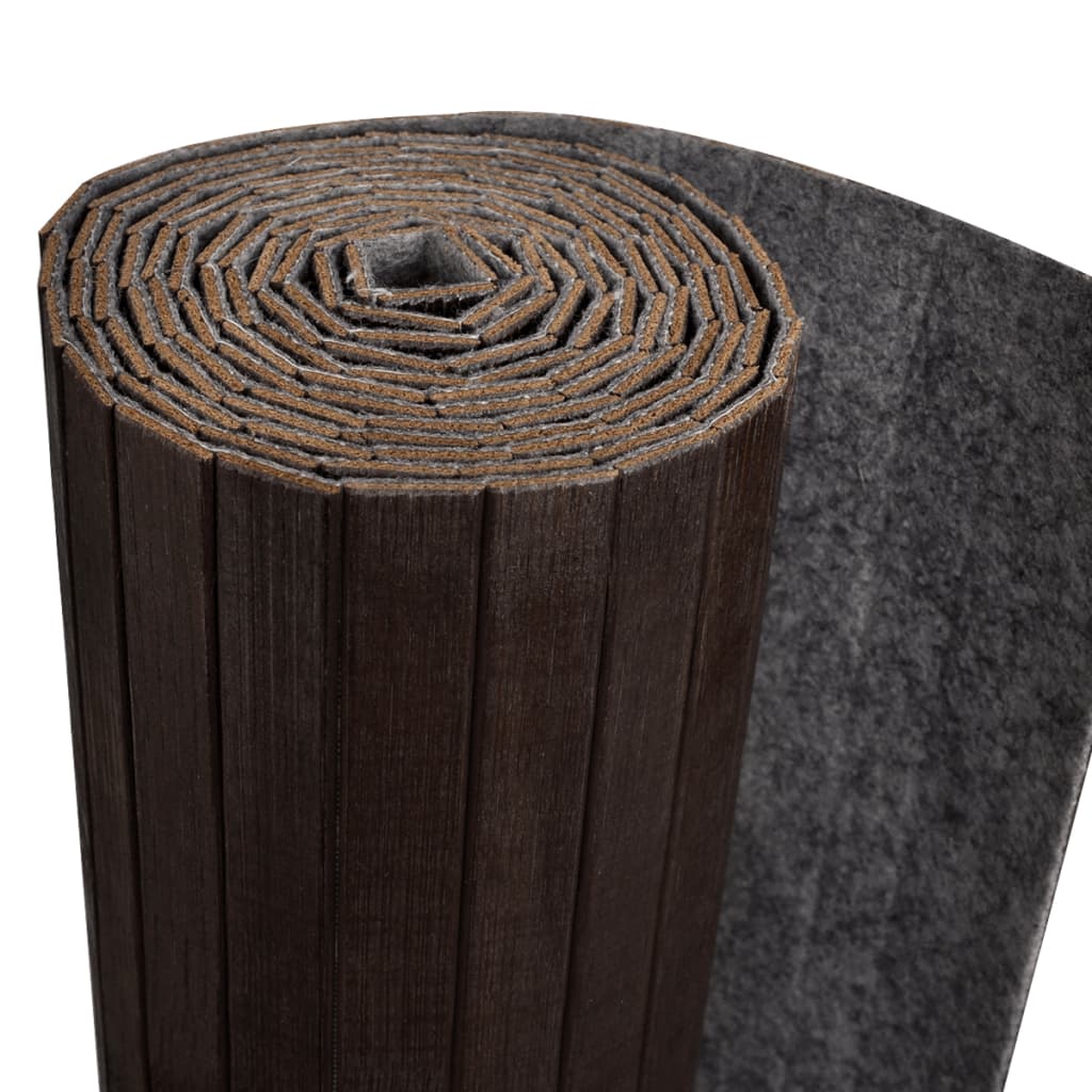 Room Divider Bamboo Dark Brown 250x165 cm - OLBRIT