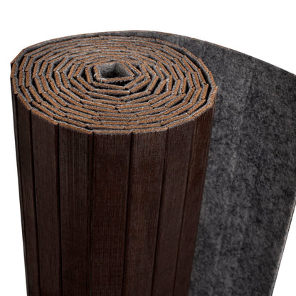 Room Divider Bamboo Dark Brown 250x165 cm - OLBRIT