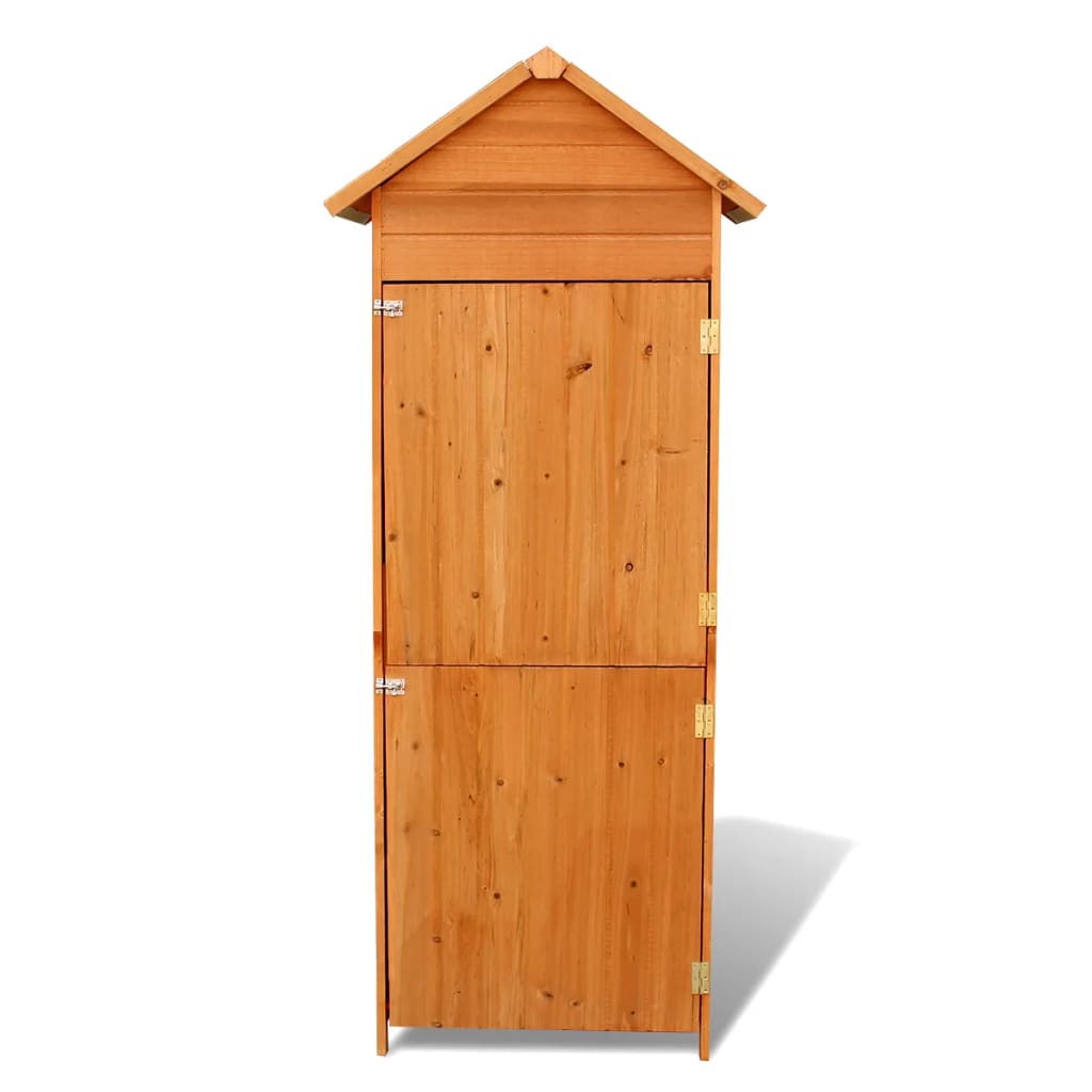 Garden Storage Cabinet Brown 42.5x64x190 cm - OLBRIT