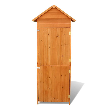 Garden Storage Cabinet Brown 42.5x64x190 cm - OLBRIT