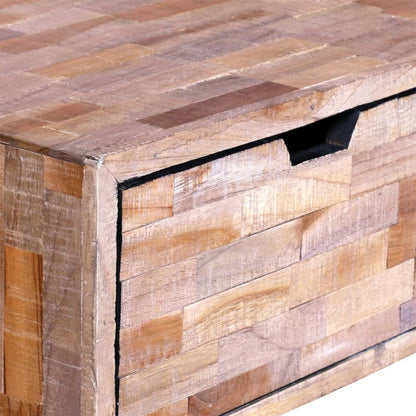 Coffee Table with 4 Drawers Reclaimed Teak Wood - OLBRIT